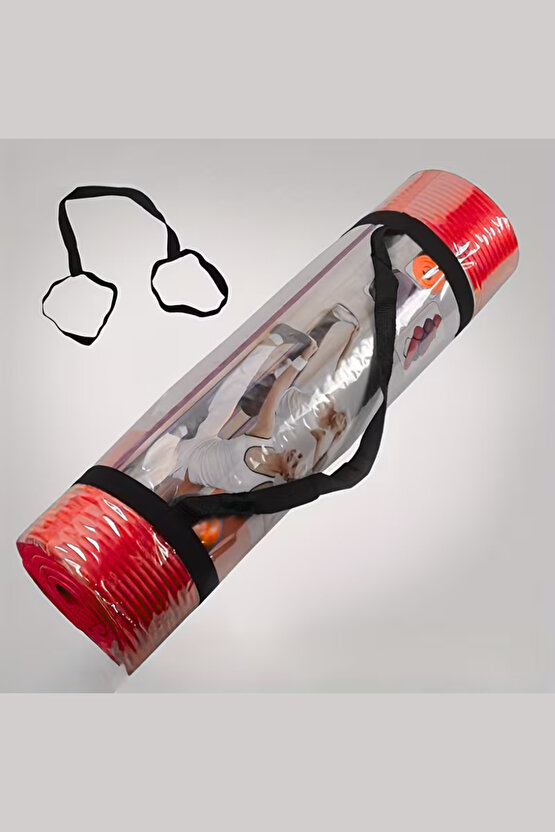 Ev ve Spor Salonuna Uygun Ultra Yumuşak Silikon 10 MM Yoga ve Pilates Matı Taşıma Askı Aparatı