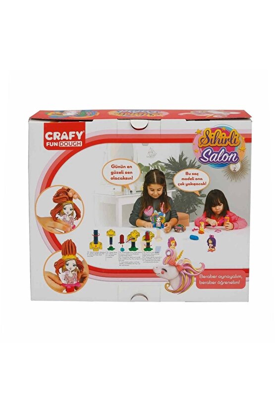 30980 Crafy Sihirli Salon Oyun Hamur Seti 200 g 15 Parça - 15 Parça