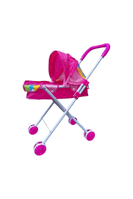 Oyuncak Katlanabilir Metal Beşik Bebek Arabası (Puset)