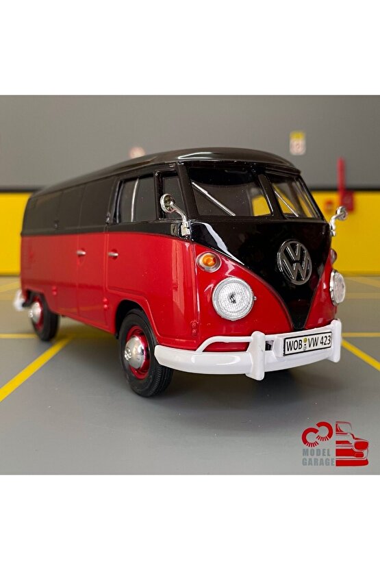 Volkswagen Type 2 (t1) 124 Ölçek Motormax *c&c Model Garage* Diecast Metal Model Araba