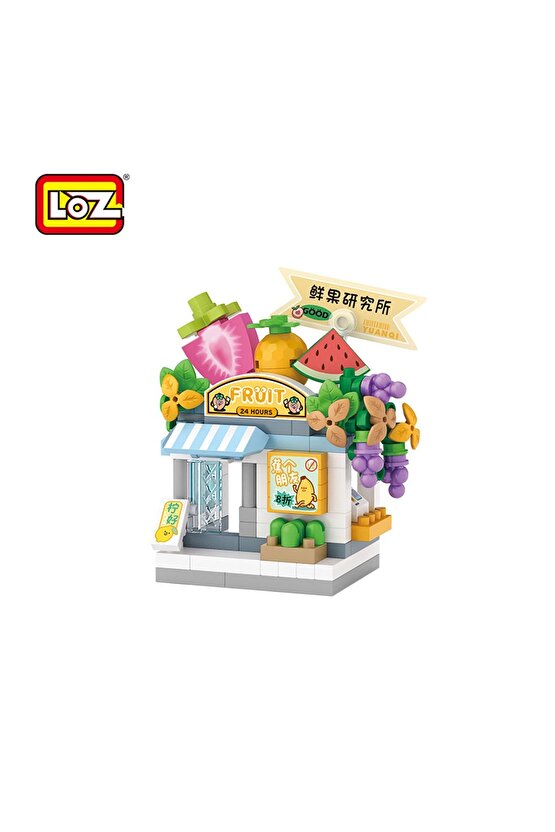 120 Parça LOZ Blok Oyuncak Mini Meyve Dükkanı