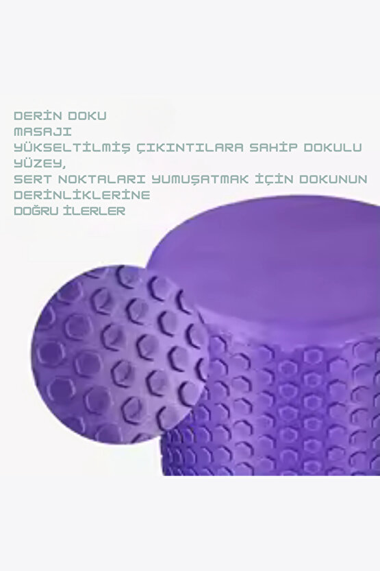 Eva Roller Pilates Fitness İçin Mini Yoga Denge Sütun Masaj Köpük Rulo Eva Yoga Roller Yoga