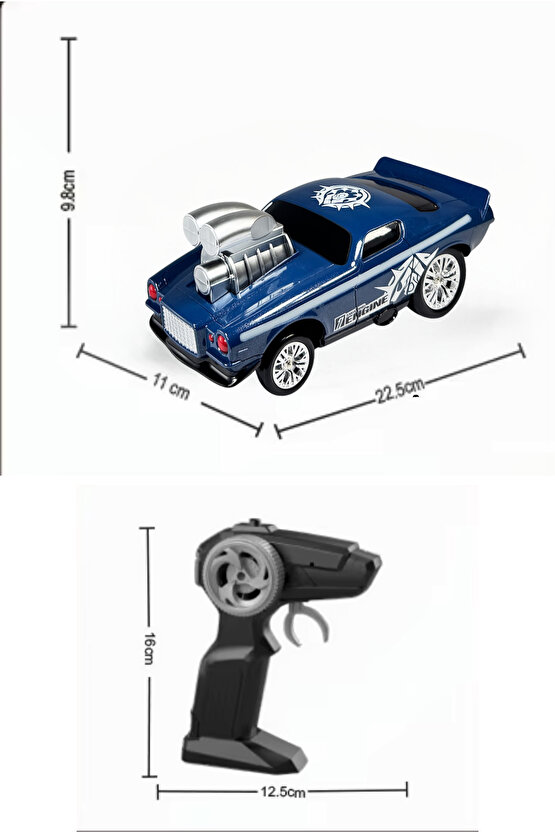 Uzaktan Kumandalı Full Fonksiyon Şarjlı Işıklı 2.4g Çılgın Crazon Led Işıklı Drift Araba 15 Km Hız