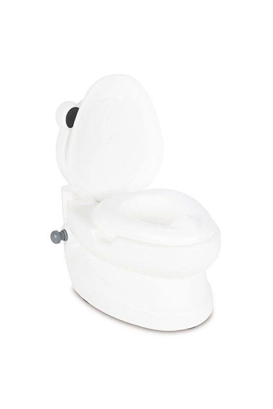 Sesli Işıklı Sifon Sesi Bebekler ve Çocuklar İçin Eğitici Tuvalet Eğitimi Klozet Hazneli Lazımlık