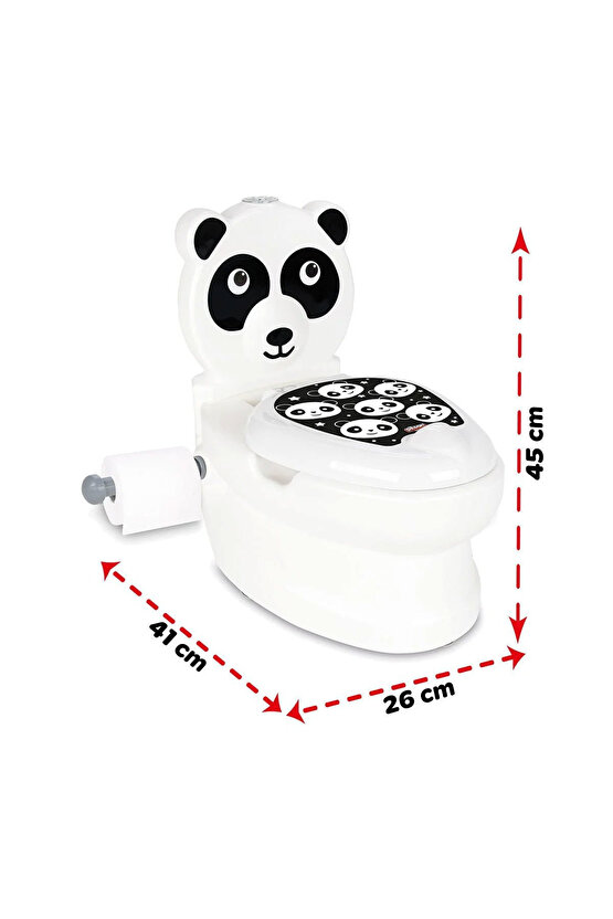 Sesli Işıklı Sifon Sesi Bebekler ve Çocuklar İçin Eğitici Tuvalet Eğitimi Klozet Hazneli Lazımlık