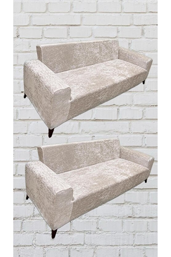 33 Parlak Kadife Giydirme Koltuk Örtüsü(NATÜREL)