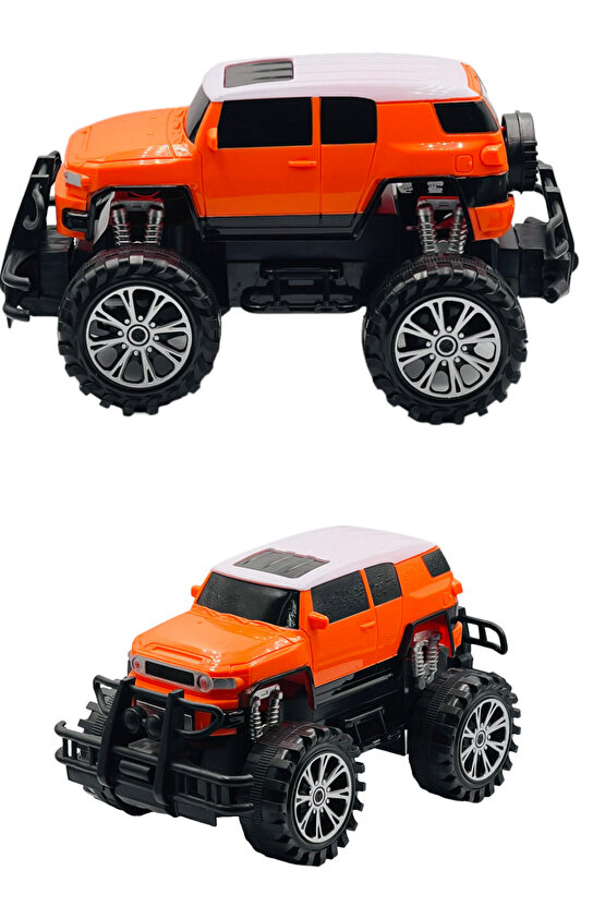 Oyuncak 1:18 Uzaktan Kumandalı Şarjlı Super Suvs Rock Crawler Işıklı Araba
