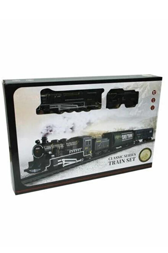 Oyuncak 18 Parça Sesli Ve Işıklı Tren Classic Tren Seti