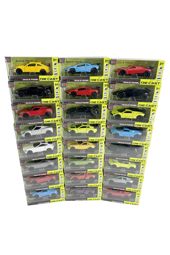 Koleksiyonluk Kartelalı Metal Çek Bırak 1:64 Ölçek Kapıları Açılan Araba Küçük Boy Lisanslı Die Cast