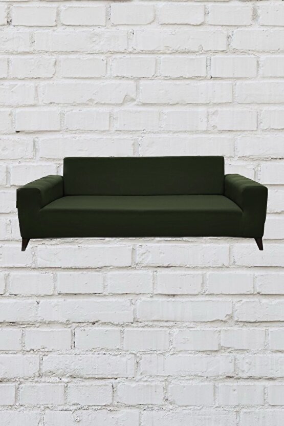 2li Koltuk Mikro Giydirme Koltuk Örtüsü(HAKİ)