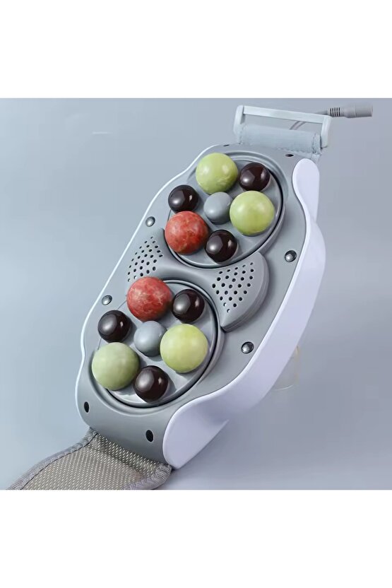 Isıtmalı Bian Taşı Karın Masaj Aleti – Şarjlı Regl, Bel ve Mide Ağrısı İçin Titreşimli Masaj Kemeri