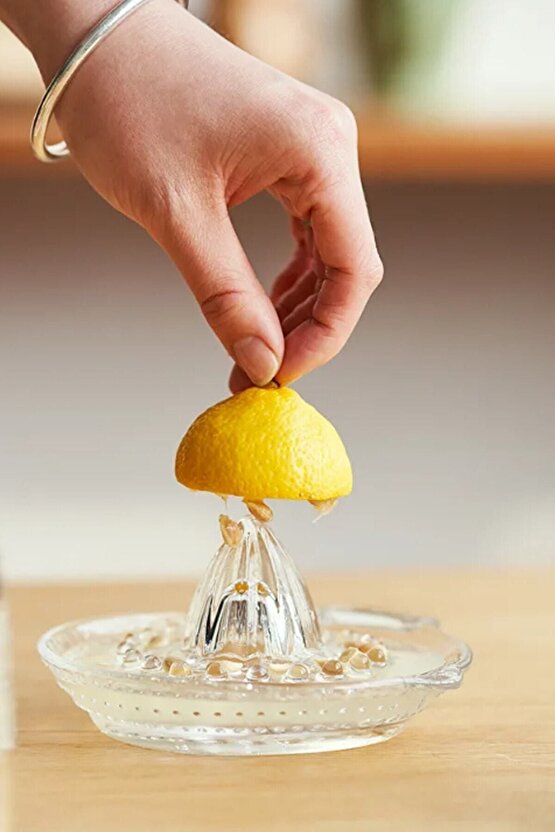 Cam Portakal Limon Sıkacağı