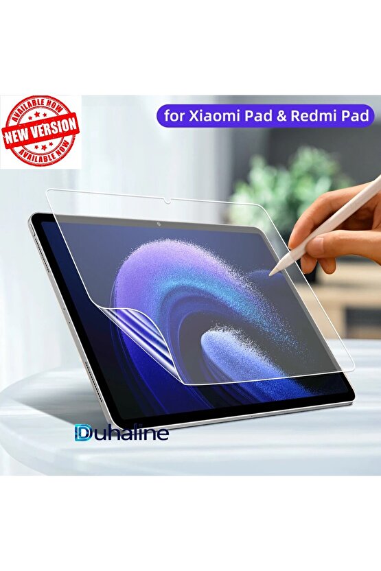 2 ADET Xiaomi Pad Mi Pad 66 Pro 11 Tam Uyumlu Ekran Koruyucu Şeffaf Cam Nano HD Esnek Kırılmaz