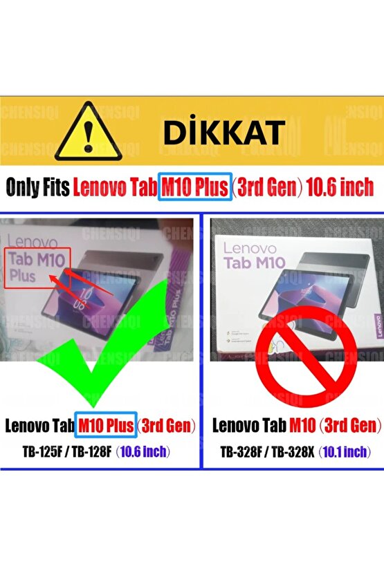 2 ADET Lenovo Tab M10 Plus (3. Gen) TB128FU 10.6 Ekran Koruyucu Şeffaf Cam Nano HD Esnek Kırılmaz