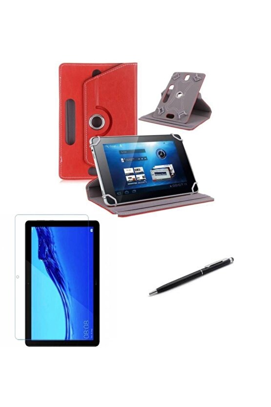 Huawei MatePad SE 10.4Standlı Tablet Kılıfı+Nano Kırılmaz Ekran Koruyucu+Dokunmatik Kalem
