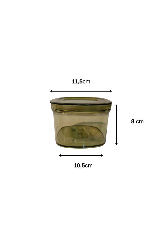 6lı Clario Sızdırmaz Saklama Kabı Vakumlu Erzak Kabı 0,7 L