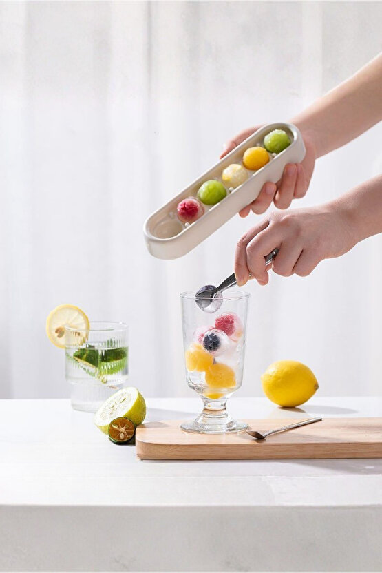 Lunara Silikon Küre Buz Kalıbı 22x5,5 cm - Sızdırmaz - Kolay Çıkarılabilir