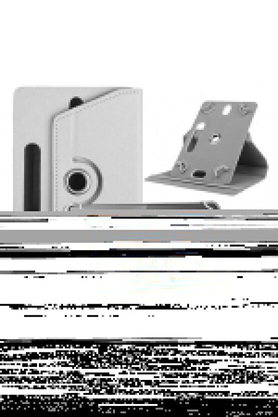 Fluo Jazz T700030-BK V2 7 Uyumlu Üniversal Dönerli Standlı Tablet Kılıfı +Dokunmatik Kalem