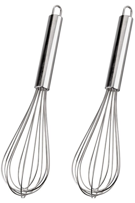2li Çelik Lüx Çırpıcı Set 25 Cm