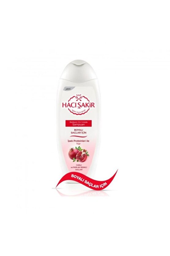 HACI ŞAKİR 3 ADET KORUYUCU 2 Sİ 1 ARADA DOGAL NAR VE İPEK PROTEİNİ ÖZLÜ TÜM ŞAÇ TİPLERİ İÇİN