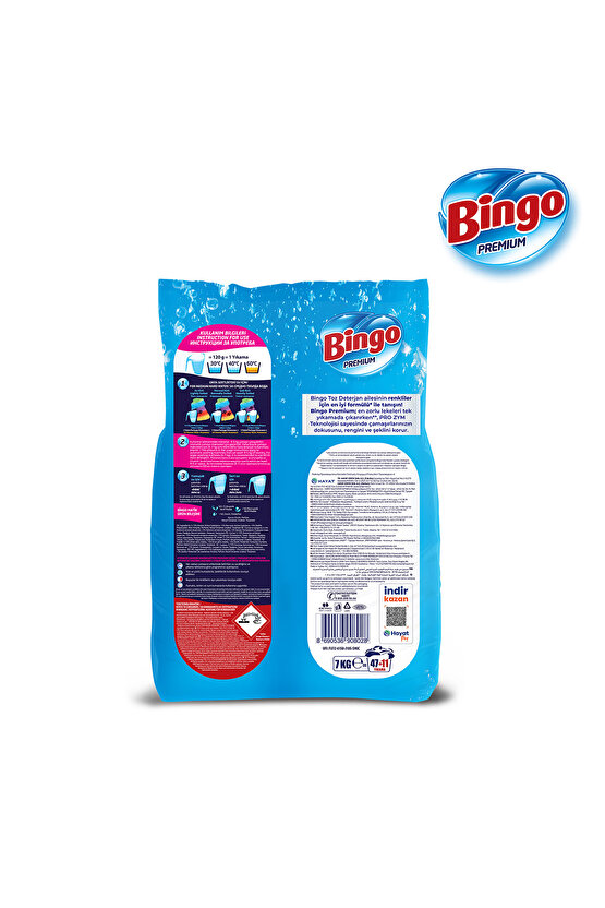Premium Toz Çamaşır Deterjanı 7 Kg Renkli