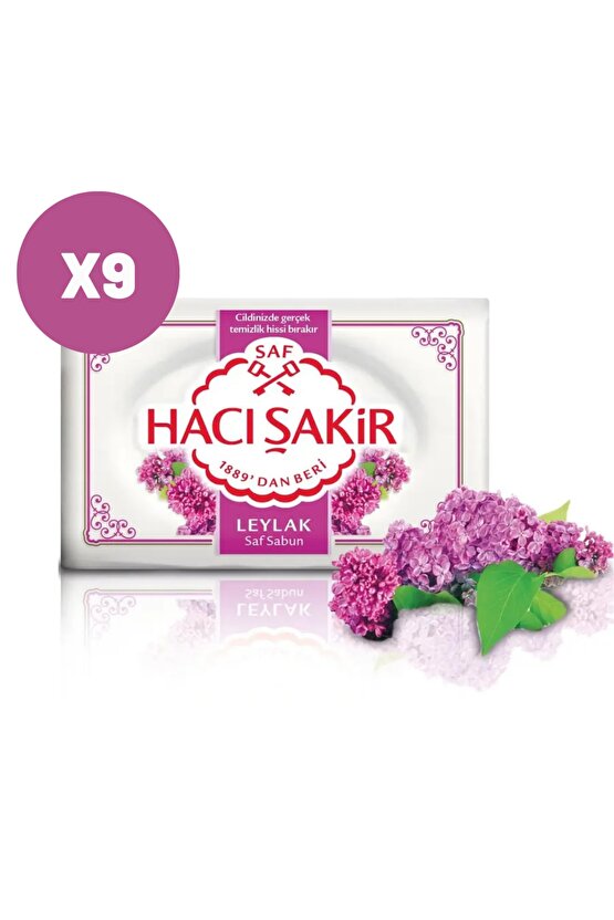 Hacı Şakır 150 Grm Leylak Paket Kokulu Katı Sabun *9 Adet