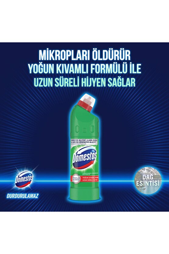 Toz Deterjan 7.5 kg Domestos Dağ Esintisi 750 ml Cif Power & Shine Banyo + Mutfak Sprey 750ml