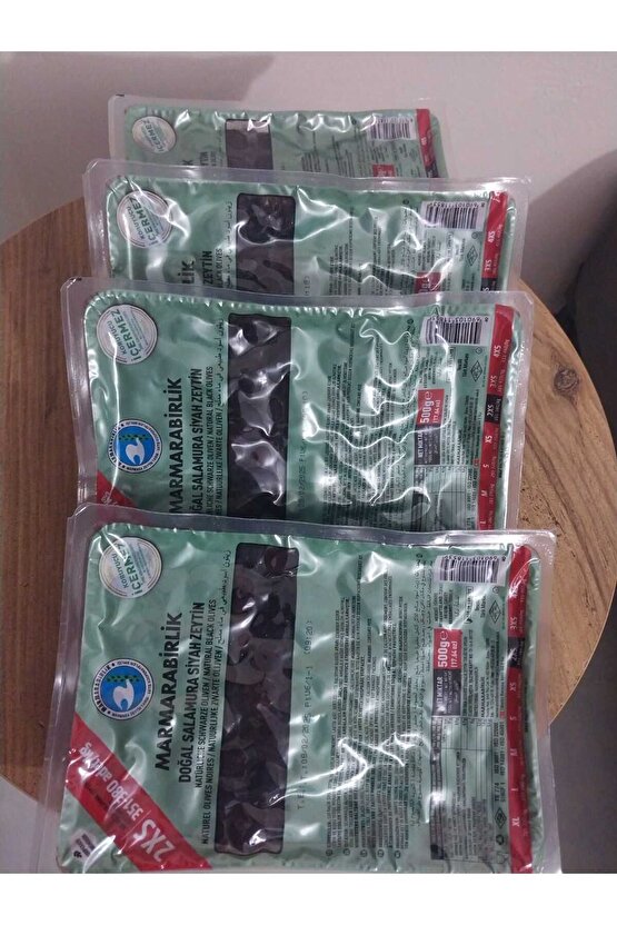 MARMARABİRLİK DOĞLA SALAMURA SİYAH ZEYTİN 2000 GR 4 PAKET(500GR) FİYATIDIR.