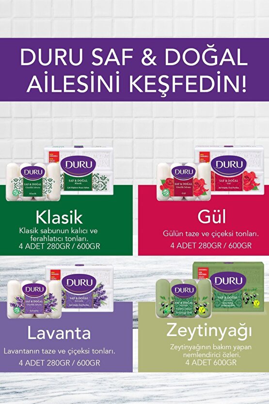 DURU600gr Banyo Sabunu Gül