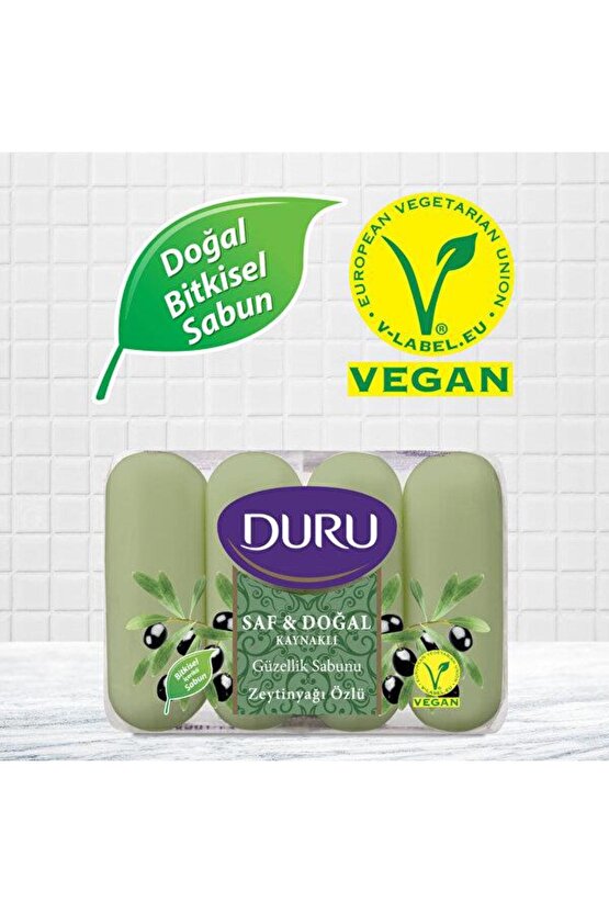 Güzellik Sabunu Saf&Doğal Zeytinyağlı Eco 4x70gr