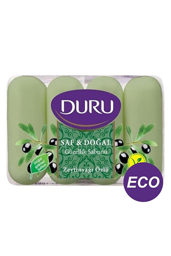 Güzellik Sabunu Saf&Doğal Zeytinyağlı Eco 4x70gr