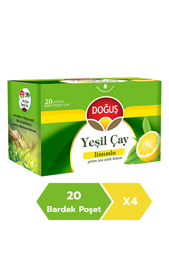 Yeşil Çay Limonlu 2li X 4 Adet