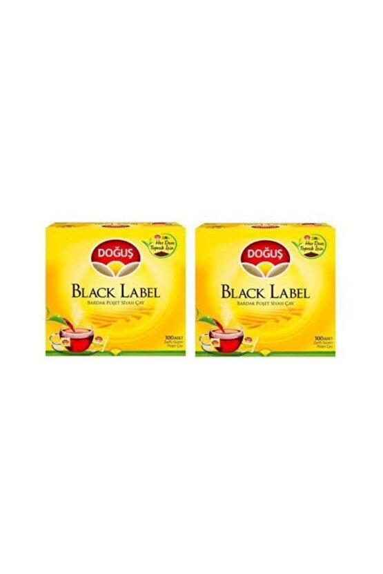 Black Label 100’lü Bardak Poşet Çay X 2 Adet