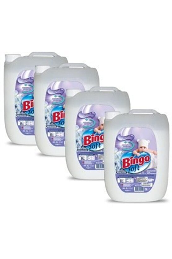 Soft Yumuşatıcı Sensitive 5 Litre Ekonomi Paketi 4lü