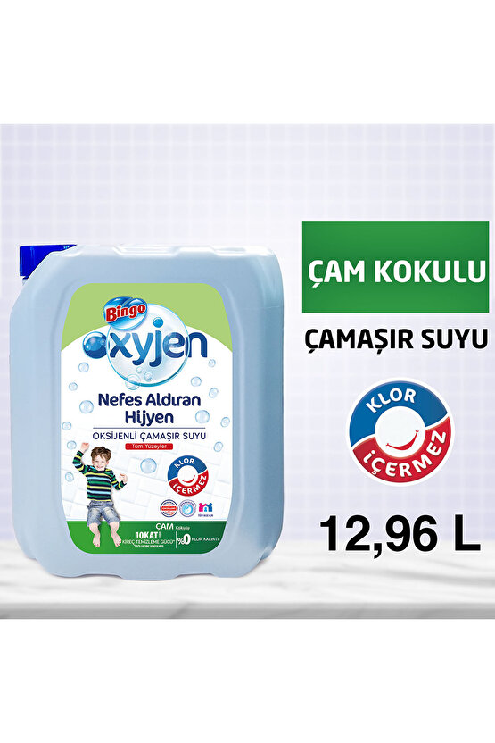 Oksijen Çamaşır Suyu 3,24 Lt Çam Kokulu 4lü