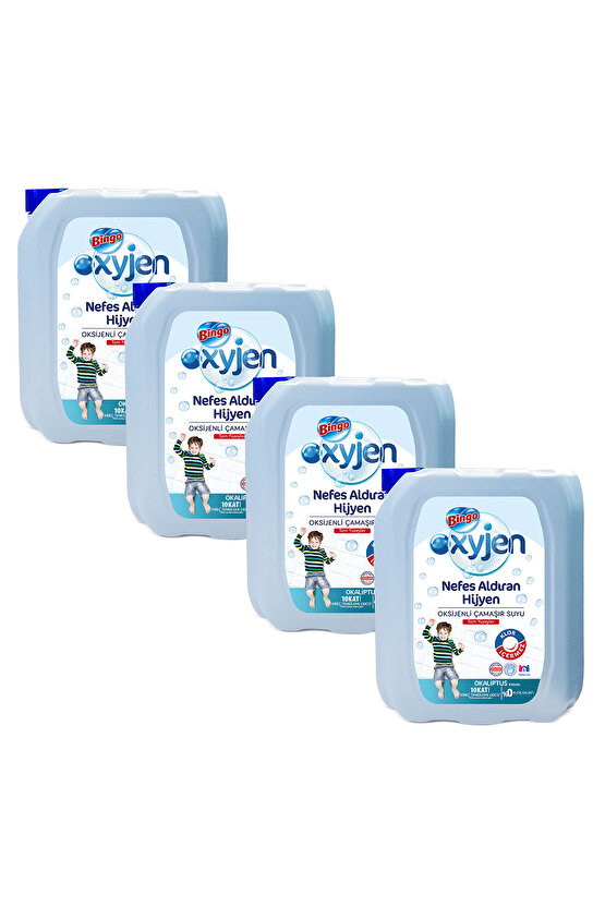 Oksijen Çamaşır Suyu 3,24 Lt Okaliptus 4lü
