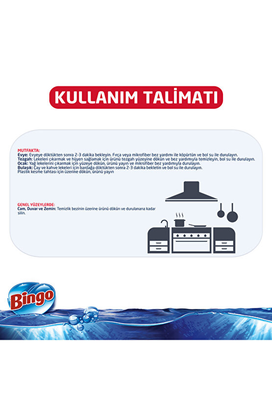 Oksijen Çamaşır Suyu 3,24 Lt Okaliptus 4lü
