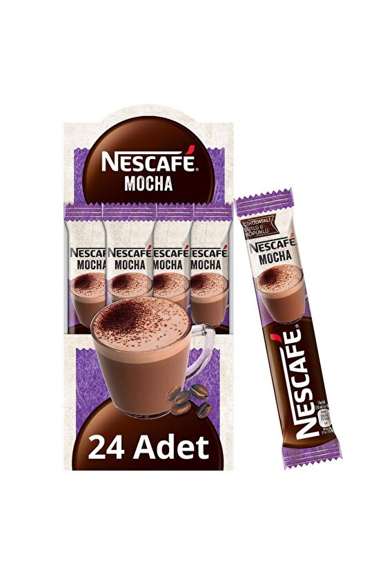 3ü 1 Arada Hazır Kahve Mocha 17 g x 24 Adet