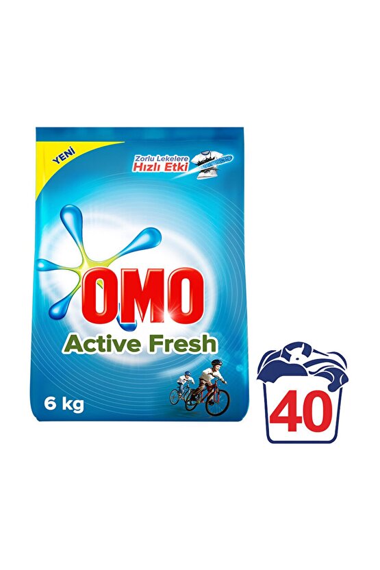 Matik Toz Çamaşır Deterjanı Active Fresh 6 kg 40 Yıkama