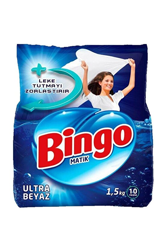 Ultra Beyaz Toz Çamaşır Deterjanı 1,5 kg