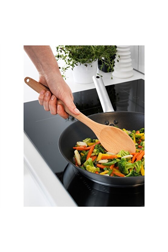 Rört Kayın Ağacı Yuvarlak Kaşık 31 cm