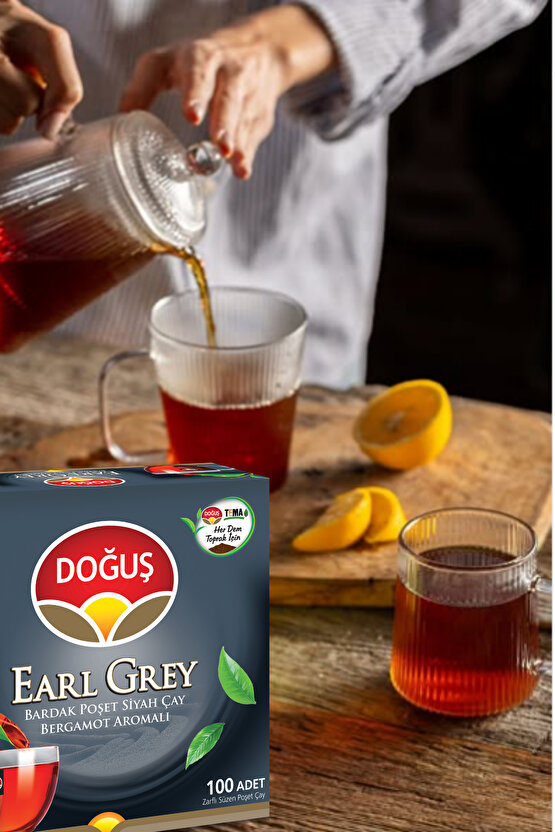 Earl Grey 2 gr 100’lü Bardak Poşet Çay