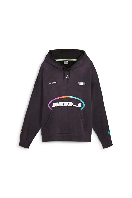 Mercedes - AMG Petronas Motorsport x MDJ Grafik Kapüşonlu Sweatshirt