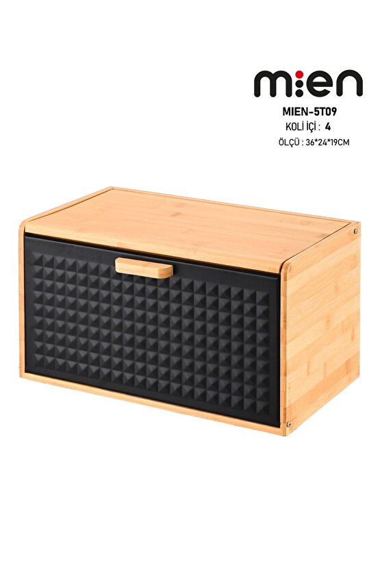 Ekmek Dolabı Pane Siyah MIEN-5T09