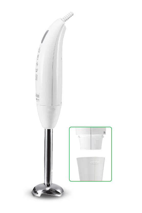 KHB-4415 Çubuk El Blender 300 W Beyaz