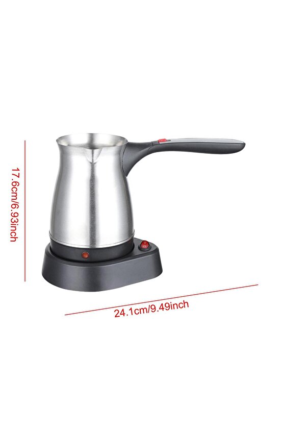 500ml Elektrikli Türk Kahvesi Makinesi Çaydanlık Saplı Çok Amaçlı Su Isıtıcısı