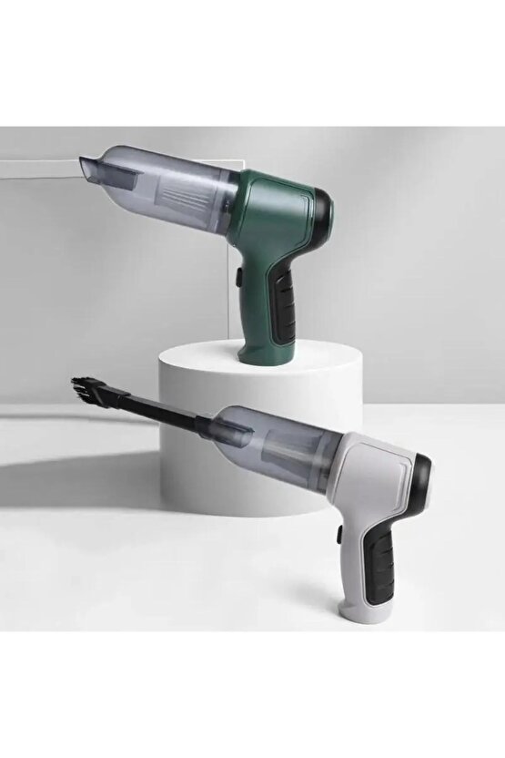 Pro 120w 6000pa Güçlü Emiş Ve Üfleme Özellikli Ev Araç Kablosuz Şarjlı El Süpürgesi