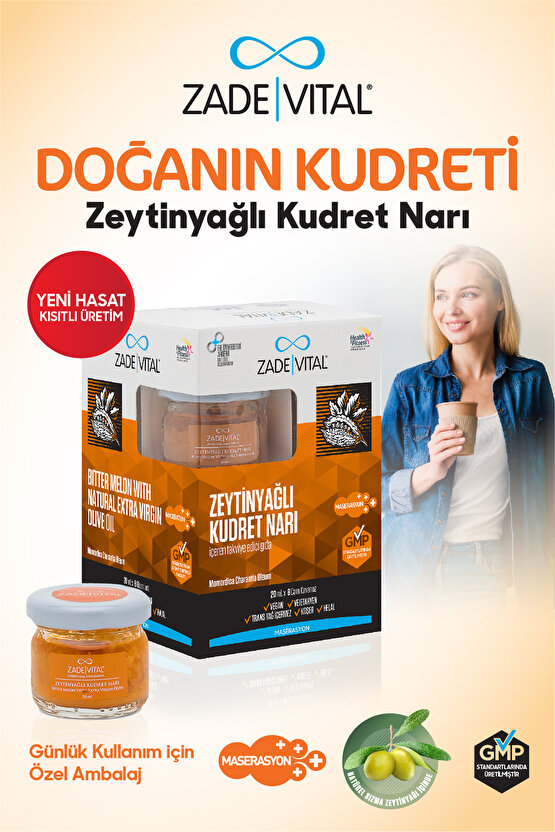 Zeytinyağlı Kudret Narı 1 Kutu 20 Ml X 8 Cam Kavanoz