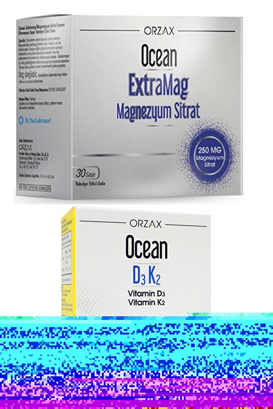 Extramag 30 Saşe + D3k2 Damla 20ml