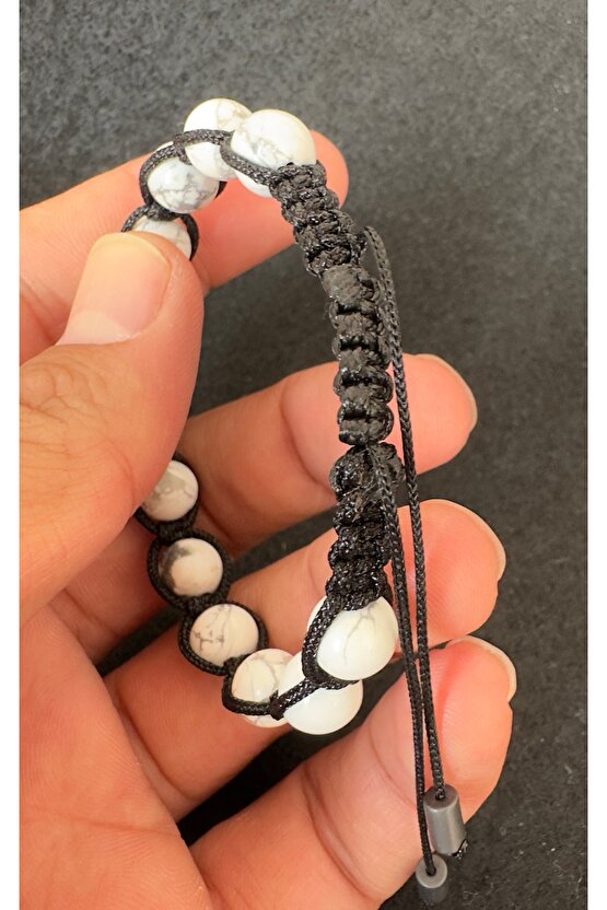 Havlit taşı örme bileklik modeli